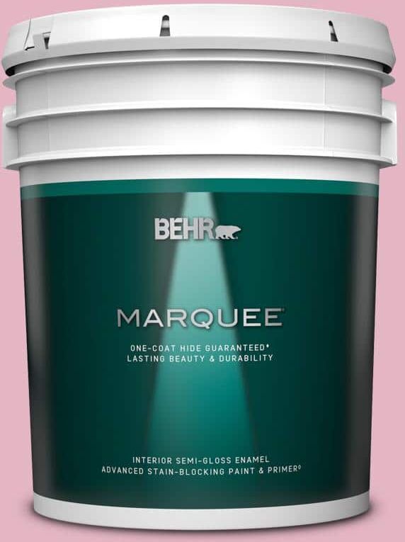 BEHR MARQUEE 5 gal. Home Decorators Collection #HDC-SP16-10 Japanese Rose Garden Semi-Gloss Enamel Interior Paint & Primer