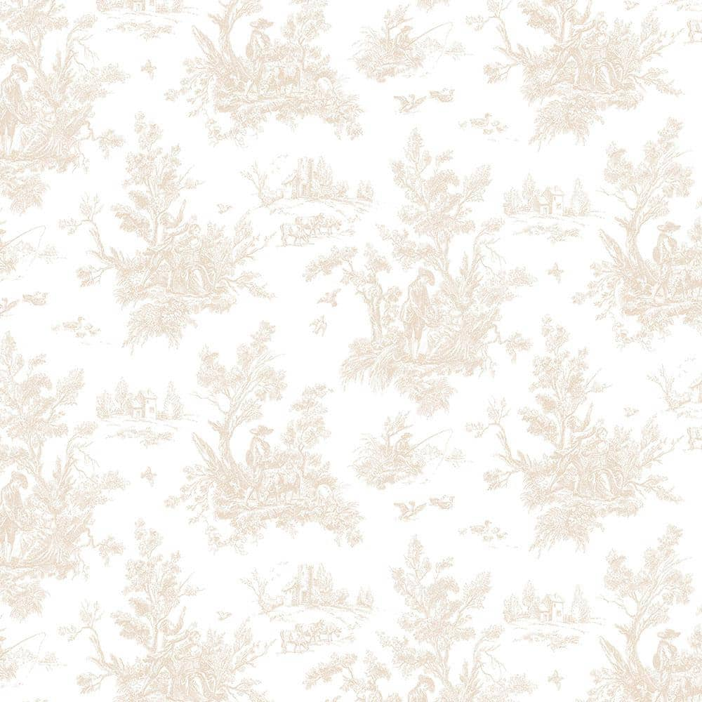 Norwall Toile Vinyl Roll Wallpaper (Covers 55 sq. ft.)