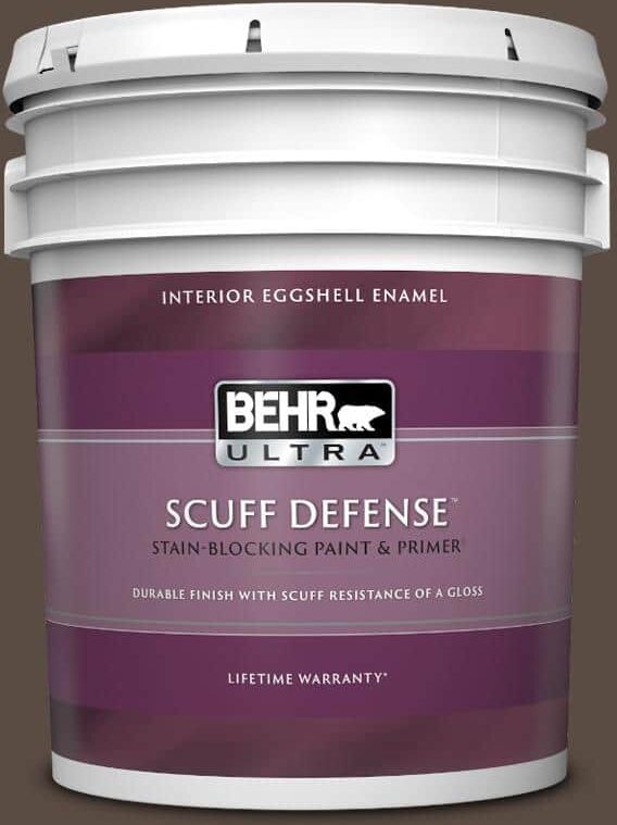 BEHR ULTRA 5 gal. #MQ2-39 Rare Wood Extra Durable Eggshell Enamel Interior Paint & Primer