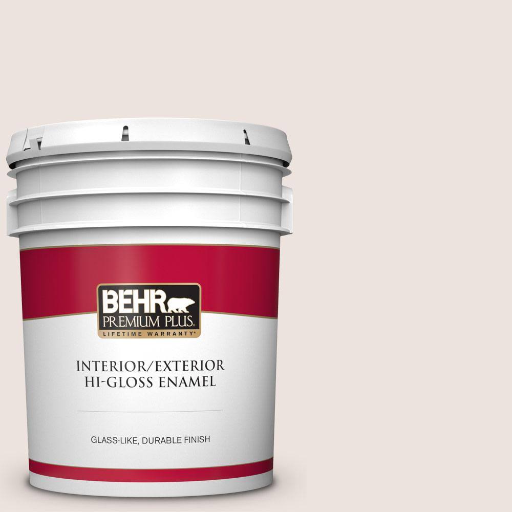 BEHR PREMIUM PLUS 5 gal. #180E-1 Italian Villa Hi-Gloss Enamel Interior/Exterior Paint