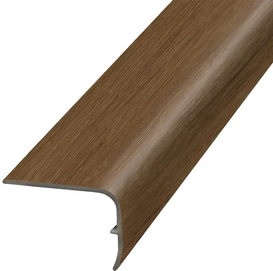 PERFORMANCE ACCESSORIES Oakwood Avenue 1.32 in. Thick x 1.88 in. Wide x 78.7 in. Length Vinyl Stair Nose Molding