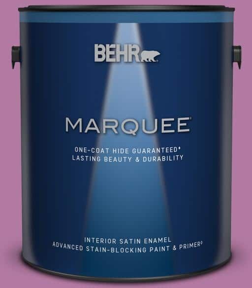 BEHR MARQUEE 1 gal. Home Decorators Collection #HDC-SP16-11 Cactus Flower Satin Enamel Interior Paint & Primer