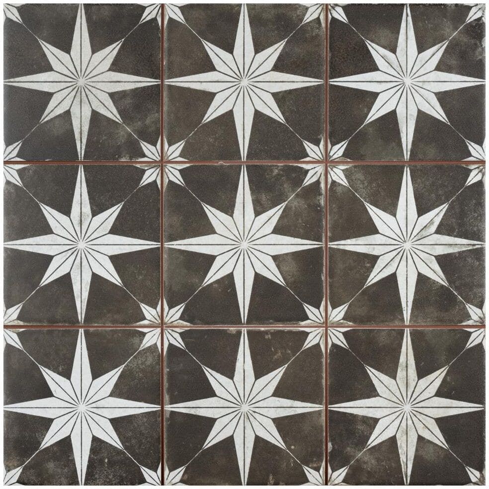 Merola Tile Harmonia Kings Star Night 13 in. x 13 in. Ceramic Floor and Wall Tile (12.0 sq. ft./Case)