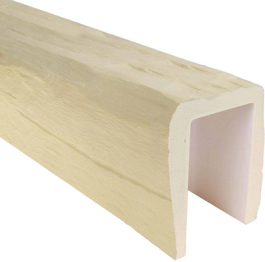 American Pro Decor 9 in. x 9 in. x 15.5 ft. Unfinished Vintage Faux Wood Beam