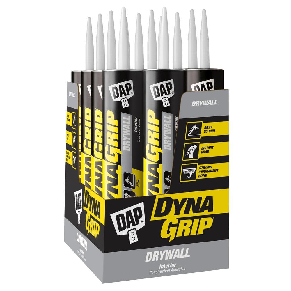 DAP DYNAGRIP 28 oz. Drywall Construction Adhesive (12-Pack)