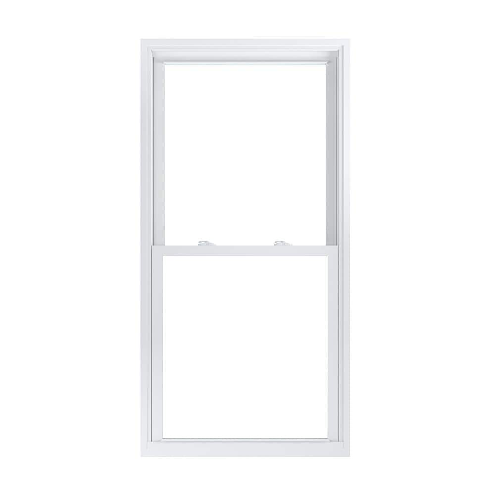 American Craftsman 30.75 in. x 61.25 in. 70 Pro Series Low-E Argon Glass Double Hung White Vinyl Replacement Window, Screen Incl