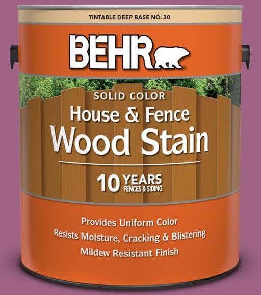 BEHR 1 gal. #M120-6 Love Poem Solid Color House and Fence Exterior Wood Stain