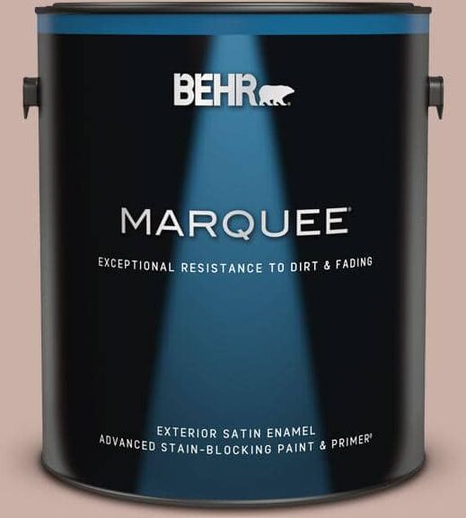 BEHR MARQUEE 1 gal. Home Decorators Collection #HDC-CT-07A Vintage Tea Rose Satin Enamel Exterior Paint & Primer