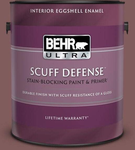 BEHR ULTRA 1 gal. #140F-6 Book Binder Extra Durable Eggshell Enamel Interior Paint & Primer