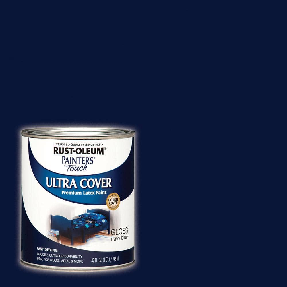 Rust-Oleum Painter's Touch 32 oz. Ultra Cover Gloss Navy Blue General Purpose Paint (Case of 2)