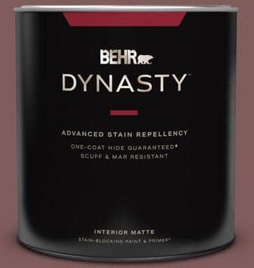 BEHR DYNASTY 1 qt. #140F-6 Book Binder Matte Interior Stain-Blocking Paint and Primer