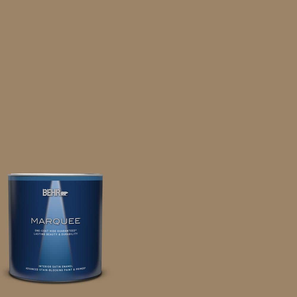 BEHR MARQUEE 1 qt. #PPU7-04 Collectible Satin Enamel Interior Paint & Primer