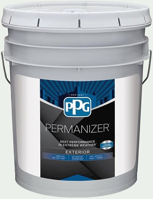 PERMANIZER 5 gal. PPG1154-1 Shooting Star Flat Exterior Paint