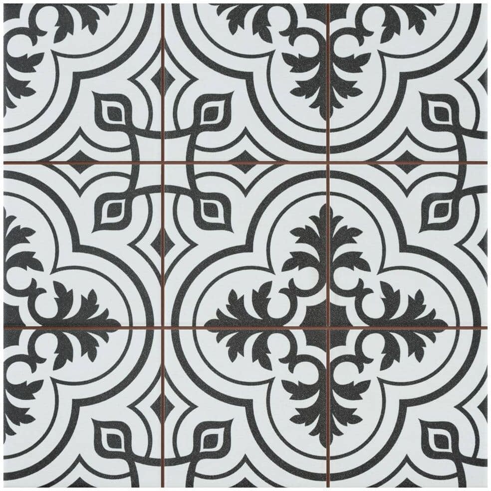 Merola Tile Harmonia Vintage White 13 in. x 13 in. Ceramic Floor and Wall Tile (12.0 sq. ft./Case)