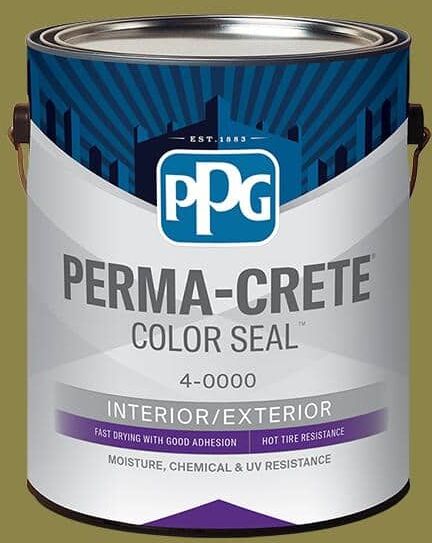 Perma-Crete Color Seal 1 gal. PPG1116-7 Frog's Legs Satin Interior/Exterior Concrete Stain