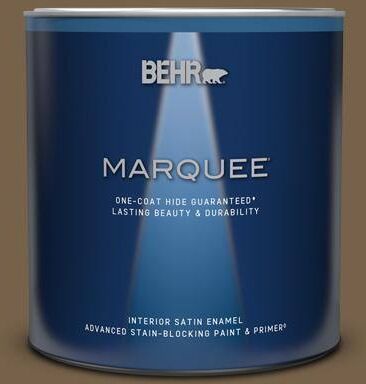 BEHR MARQUEE 1 qt. #700D-7 South Kingston Satin Enamel Interior Paint & Primer