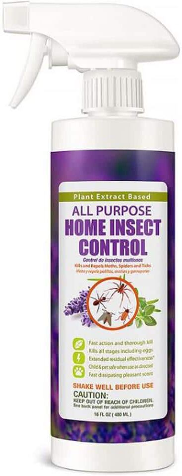 ECOVENGER by EcoRaider All Purpose Insect Control 16 oz. Fleas, Moths, Springtails, Spiders, Plant-Based, Child/Pet-Safe