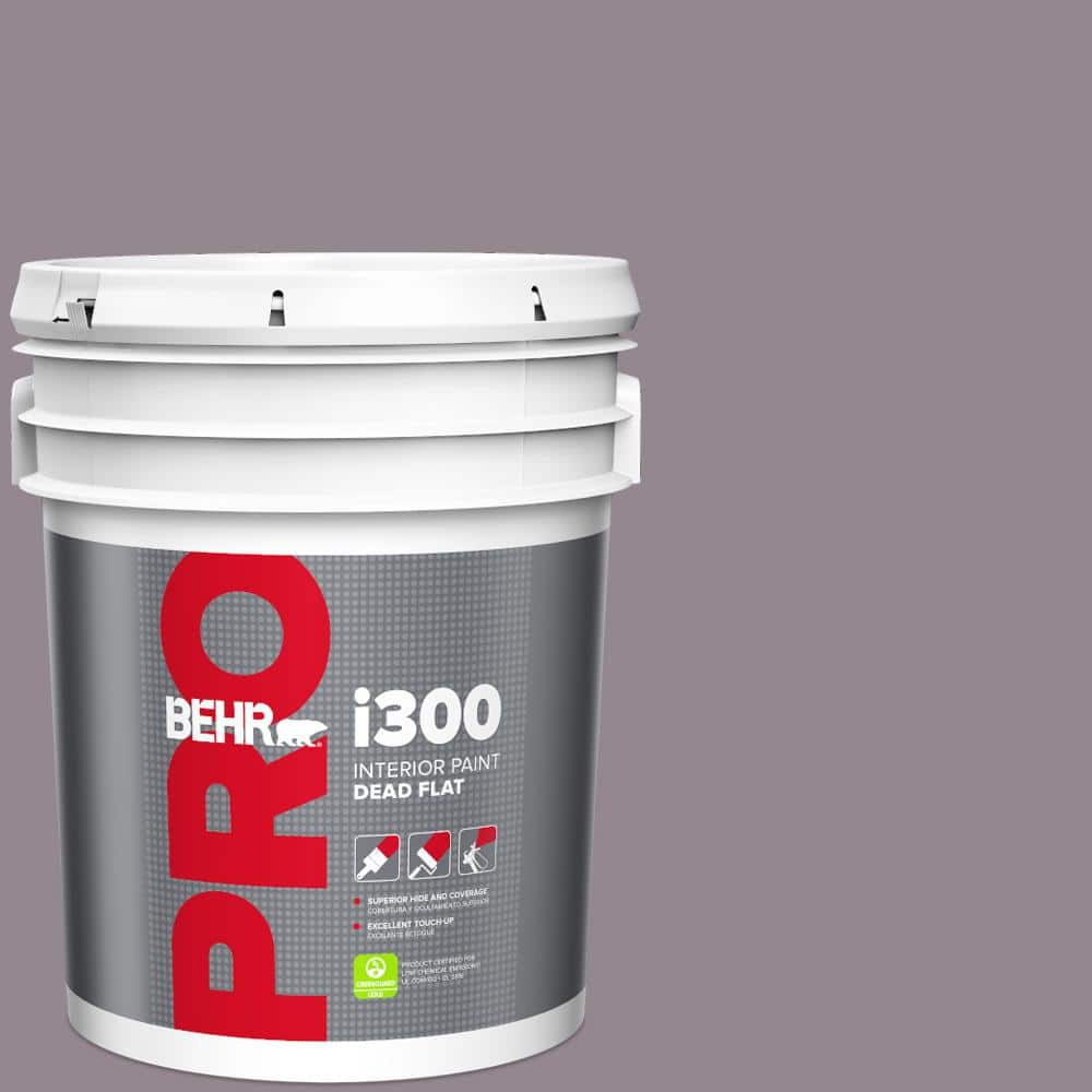 BEHR PRO 5 gal. #MQ1-32 Cinema Screen Dead Flat Interior Paint