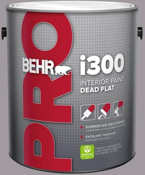 BEHR PRO 1 gal. #N570-3 Art Nouveau Glass Dead Flat Interior Paint