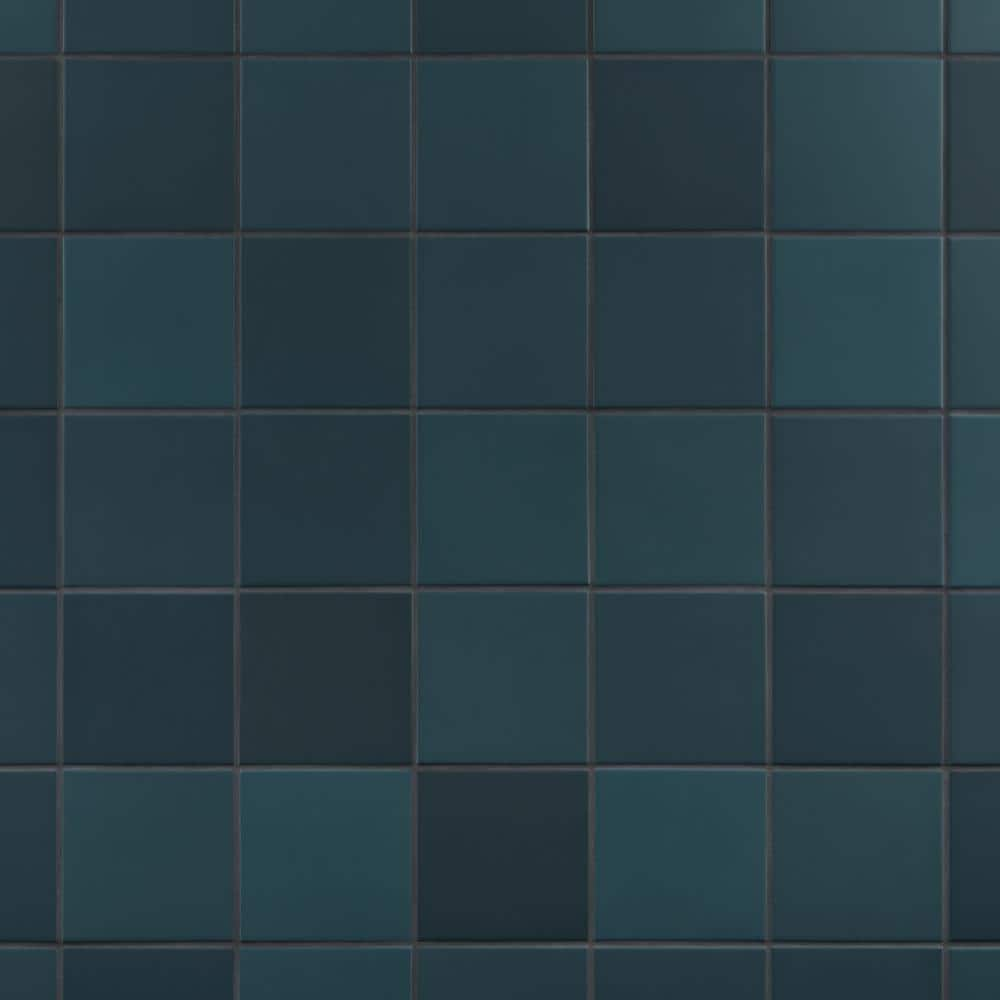 Ivy Hill Tile Reborn Teal Green 4.84 in. x 4.84 in. Matte Porcelain Wall Tile (5.48 Sq. Ft./Case)