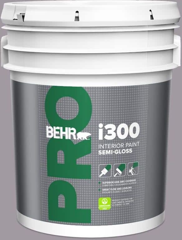 BEHR PRO 5 gal. #N570-3 Art Nouveau Glass Semi-Gloss Interior Paint