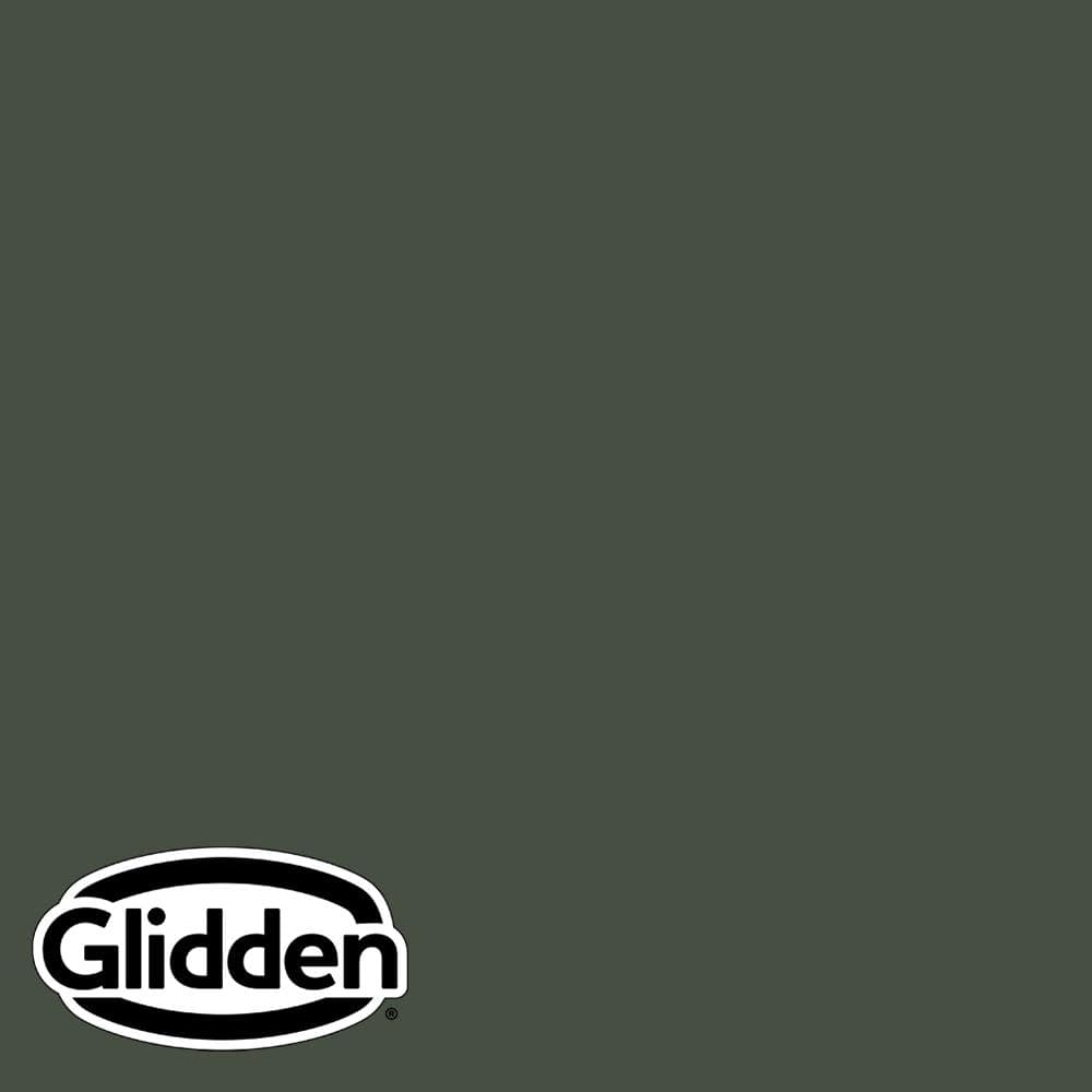 Glidden Premium 5 gal. PPG1033-7 Charcoal Smoke Flat Interior Latex Paint