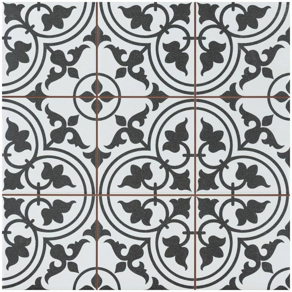 Merola Tile Harmonia Classic White 13 in. x 13 in. Ceramic Floor and Wall Tile (12.0 sq. ft./Case)