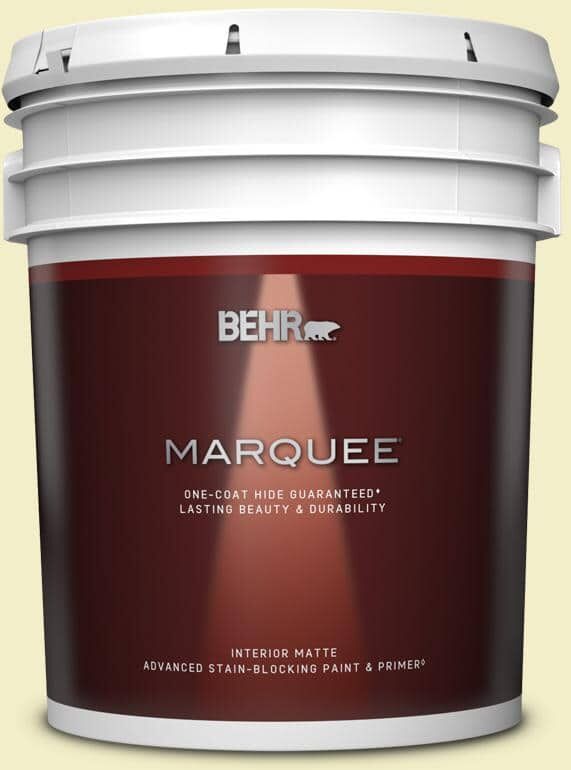 BEHR MARQUEE 5 gal. #400C-2 Home Song Matte Interior Paint & Primer