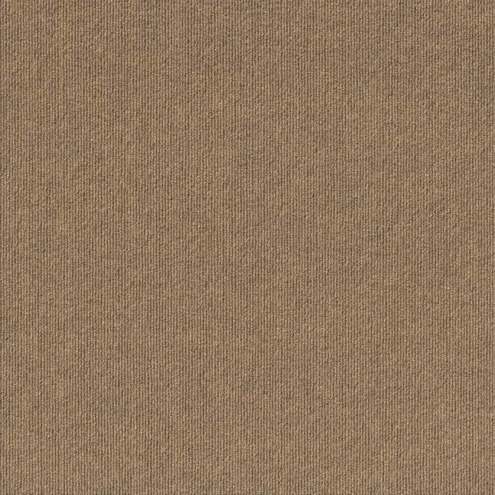 Foss Elk Ridge Chestnut Residential/Commercial 24 in. x 24 Peel and Stick Carpet Tile (15 Tiles/Case) 60 sq. ft.