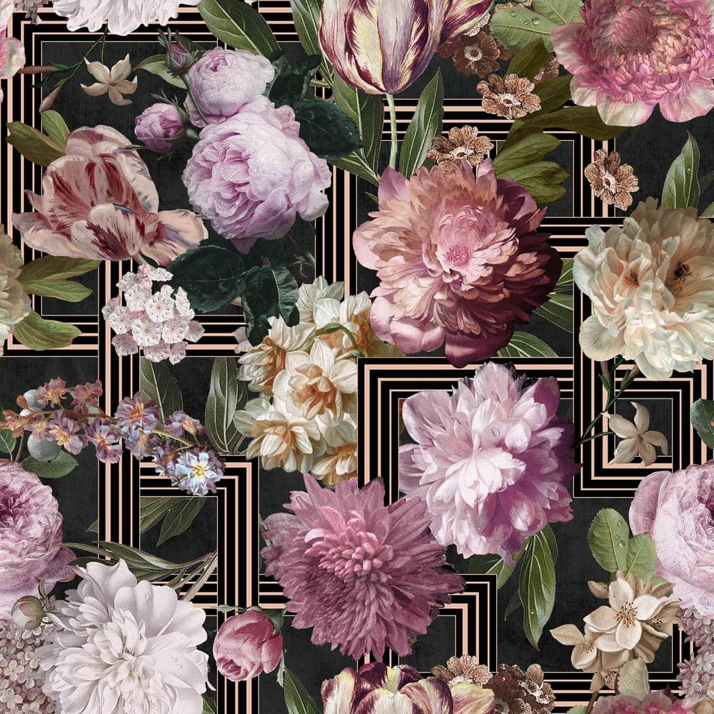 TRANSFORM Bouquet Multi Removable Peel and Stick Wallpaper