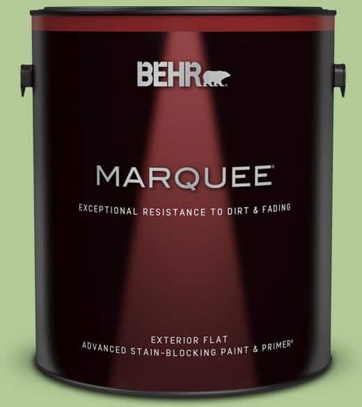 BEHR MARQUEE 1 gal. #430D-4 Garden Spot Flat Exterior Paint & Primer