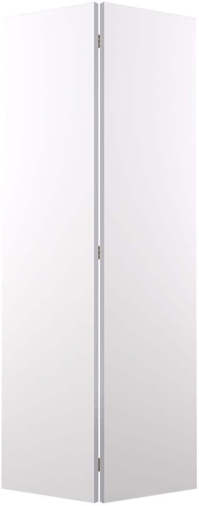 Belldinni Paola 48 in. x 79.375 in. Solid Composite Core Bianco Noble Finished Wood Bifold Door with Hardware