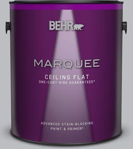 BEHR MARQUEE 1 gal. #N530-3 High Speed Access One-Coat Hide Ceiling Flat Interior Paint & Primer