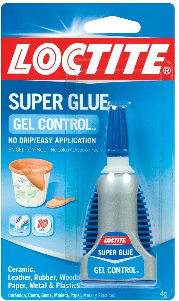 Loctite Super Glue 0.14 oz.Gel Control Clear Applicator (6 pack)