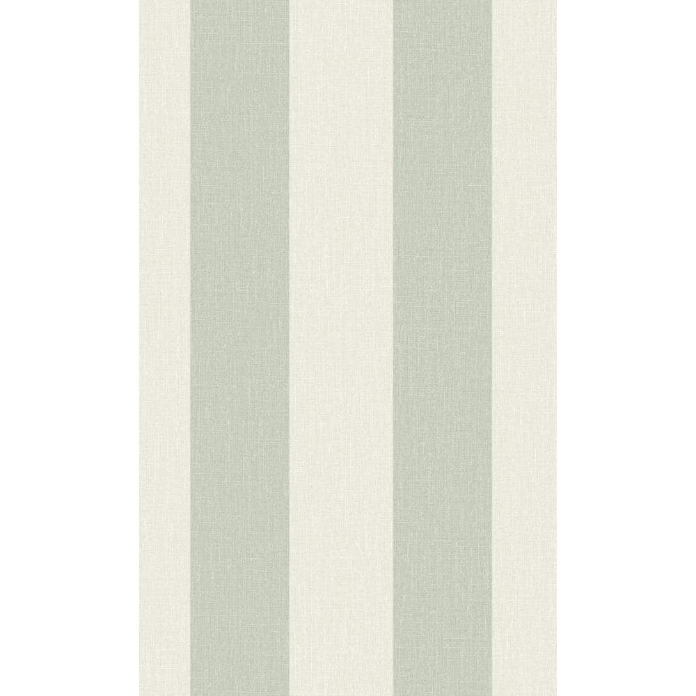 Walls Republic Green Simple Stripes Printed Non-Woven Paper Non-Pasted Textured Wallpaper 57 Sq.Ft.