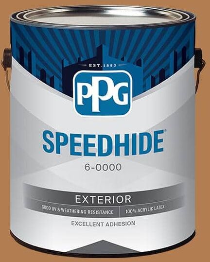 SPEEDHIDE 1 gal. PPG1082-6 Cowboy Hat Semi-Gloss Exterior Paint