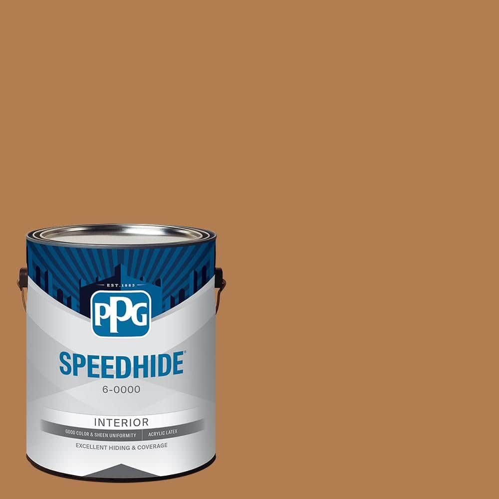 SPEEDHIDE 1 gal. PPG1082-6 Cowboy Hat Satin Interior Paint