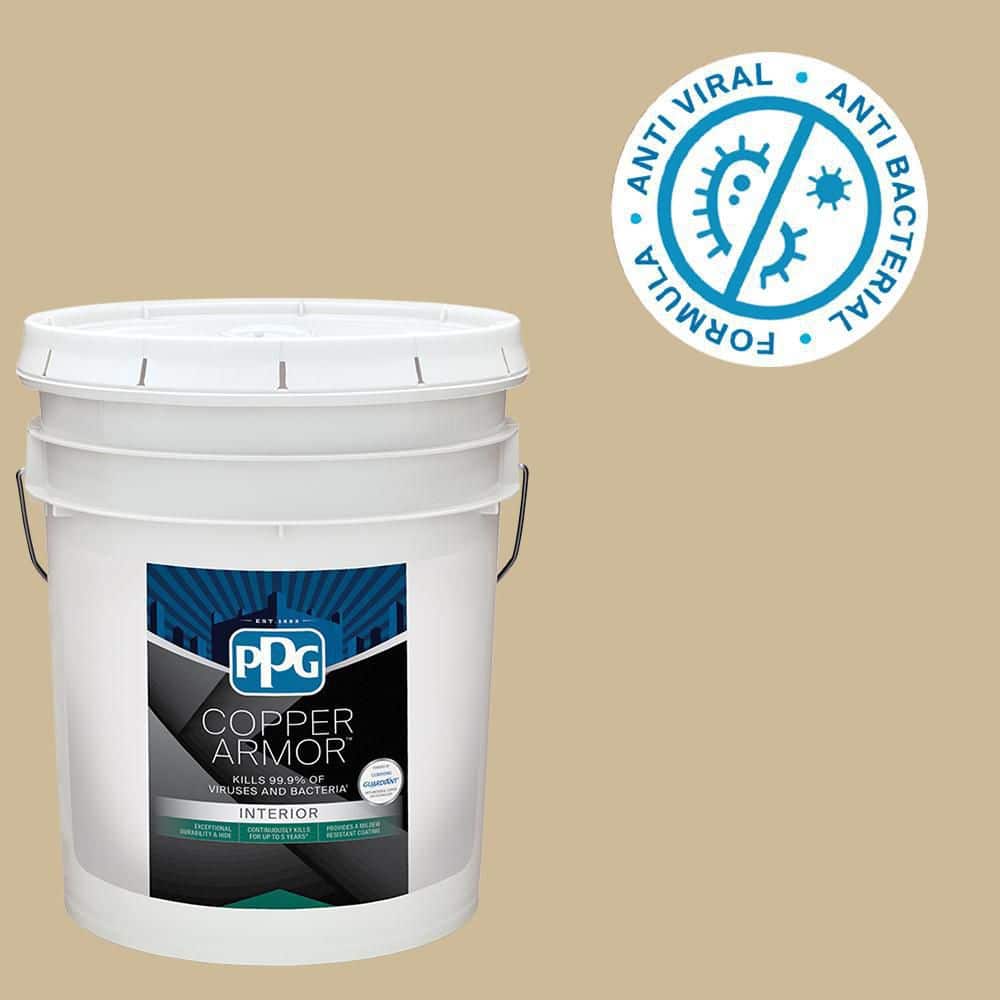 COPPER ARMOR 5 gal. PPG1098-4 Spiced Vinegar Semi-Gloss Interior Paint