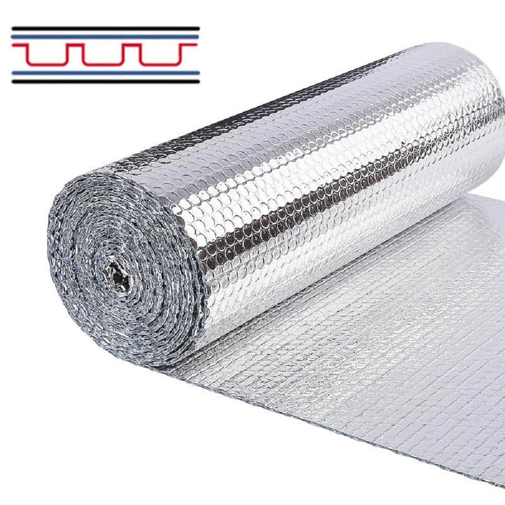 Pro Space 16 in. x 25 ft. Radiant Barrier Bubble Aluminum Foil Reflective Insulation