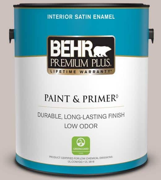 BEHR PREMIUM PLUS 1 gal. #780A-3 Down Home Satin Enamel Low Odor Interior Paint & Primer