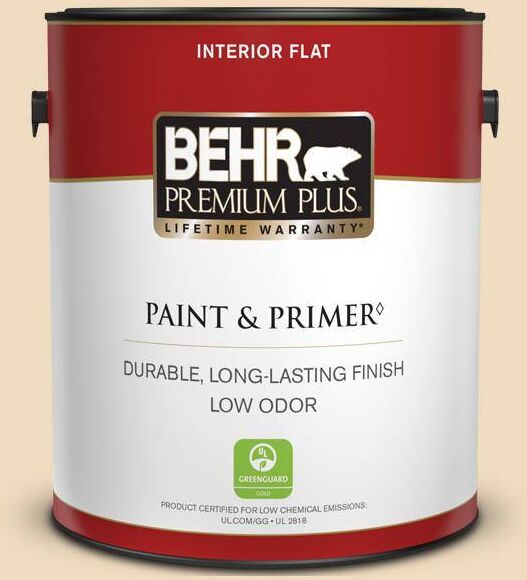 BEHR PREMIUM PLUS 1 gal. #BXC-74 Phoenix Villa Flat Low Odor Interior Paint & Primer