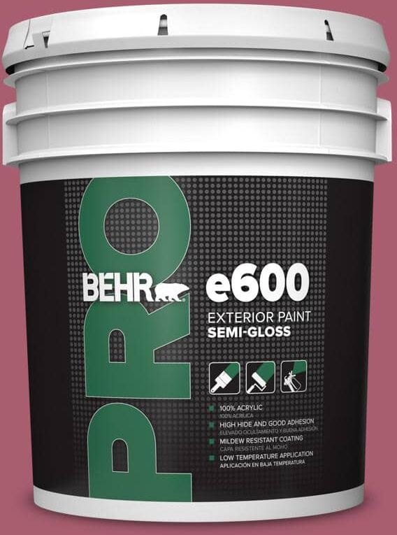 BEHR PRO 5 gal. #MQ1-07 Shine Baby Shine Semi-Gloss Exterior Paint