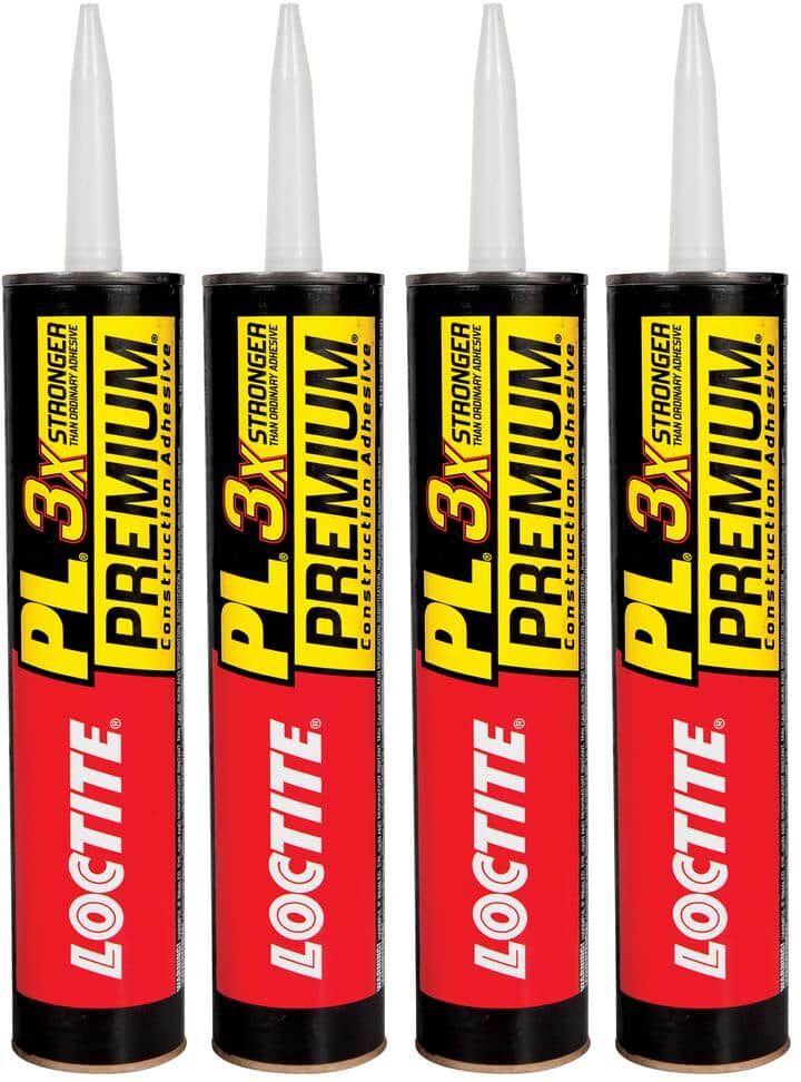 Loctite PL Premium 10 oz. Polyurethane Construction Adhesive (4-Pack)