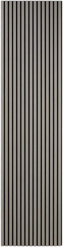 Ejoy 12.6 in. x 106 in. x 0.8 in. Acoustic Vinyl Wall Siding in Space Grey Color (Set of 2-Piece)