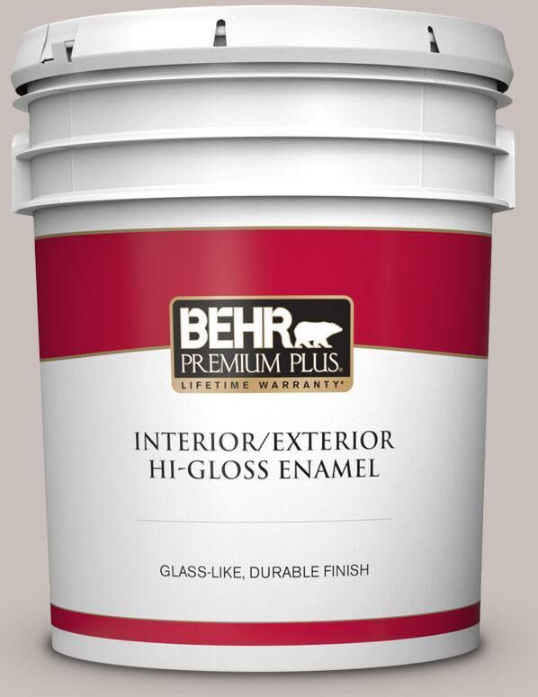 BEHR PREMIUM PLUS 5 gal. #780A-3 Down Home Hi-Gloss Enamel Interior/Exterior Paint