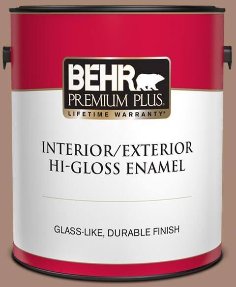 BEHR PREMIUM PLUS 1 gal. #PPU3-14 Tribal Pottery Hi-Gloss Enamel Interior/Exterior Paint