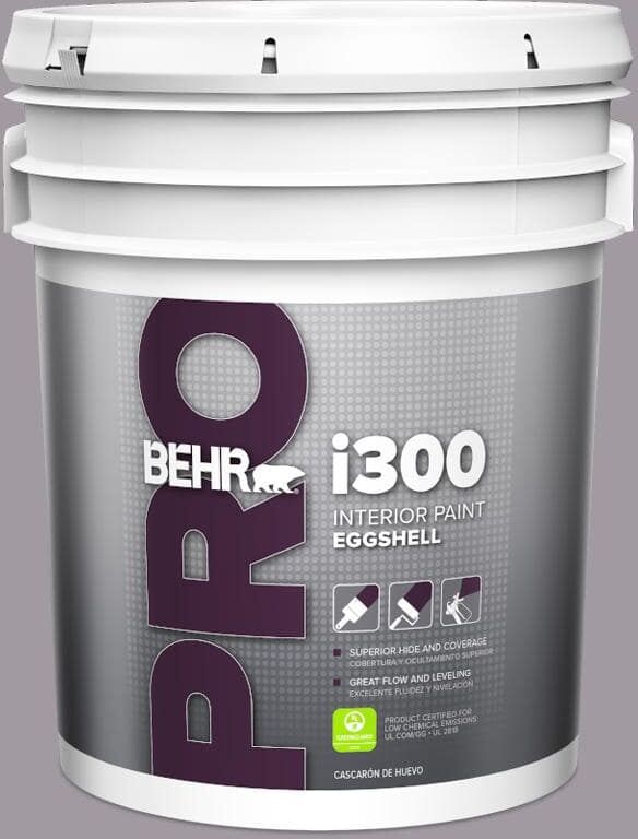 BEHR PRO 5 gal. #N570-3 Art Nouveau Glass Eggshell Interior Paint