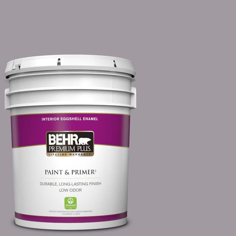 BEHR PREMIUM PLUS 5 gal. #N570-3 Art Nouveau Glass Eggshell Enamel Low Odor Interior Paint & Primer