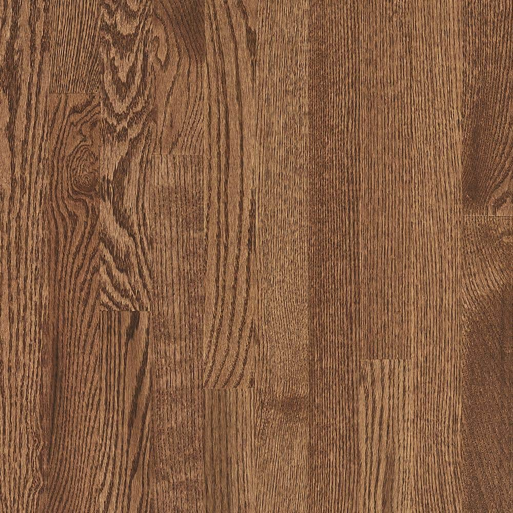 Bruce Plano Low Gloss Saddle Oak 3/4 in. Thick x 3-1/4 in. Wide x Varying Length Solid Hardwood Flooring (22 sqft/case)