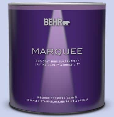 BEHR MARQUEE 1 qt. #P540-2 Garden Fairy Eggshell Enamel Interior Paint & Primer